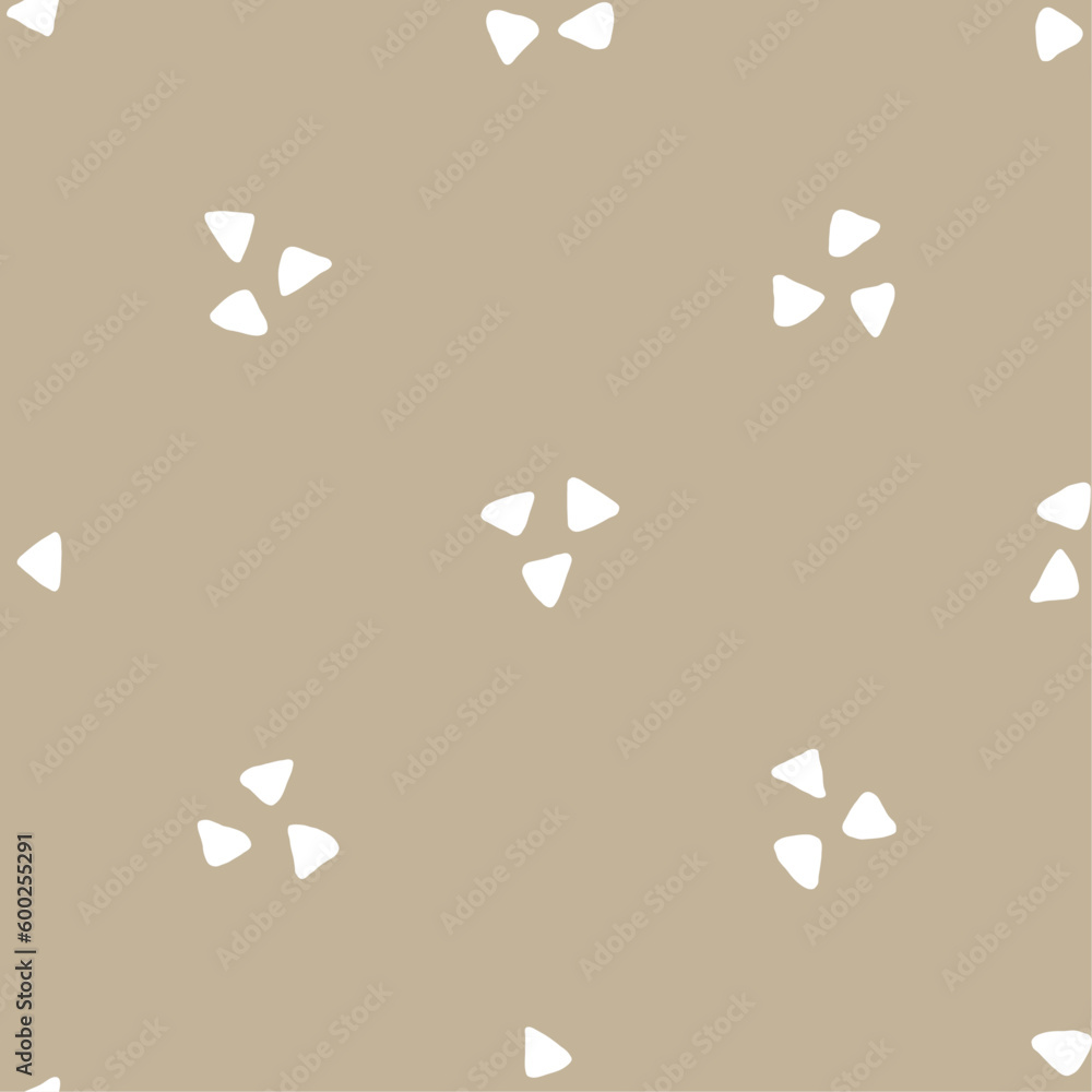 Poster triangle scandinavian seamless pattern. repeating hand drawn scandinavia background. repeated modern