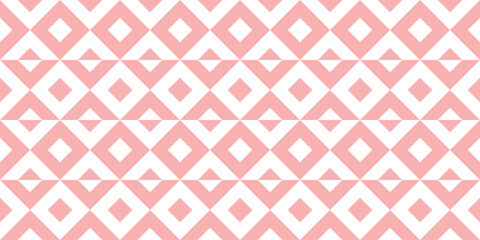 Geometric seamless pattern with rhombuses. Modern op art abstract background.