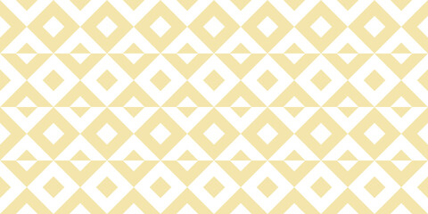 Fototapeta premium Geometric seamless pattern with rhombuses. Modern op art abstract background.