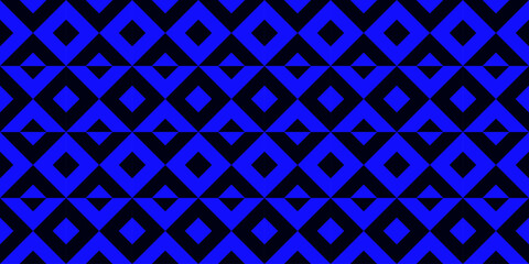 Geometric seamless pattern with rhombuses. Modern op art abstract background.