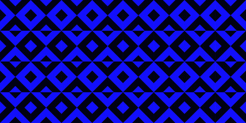 Geometric seamless pattern with rhombuses. Modern op art abstract background.