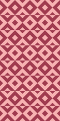 Geometric seamless pattern with rhombuses. Modern op art abstract background.