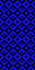Geometric seamless pattern with rhombuses. Modern op art abstract background.