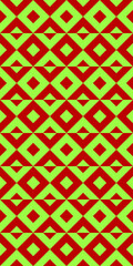 Geometric seamless pattern with rhombuses. Modern op art abstract background.