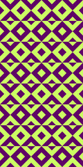 Geometric seamless pattern with rhombuses. Modern op art abstract background.