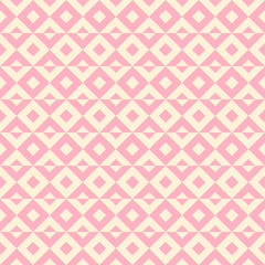 Geometric seamless pattern with rhombuses. Modern op art abstract background.