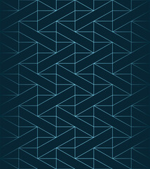 Elegant geometric seamless pattern. Stylish triangular grid texture.