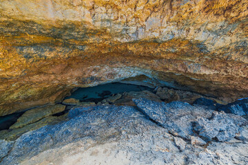 Beautiful nature backgrounds in form of colorful rock surface.