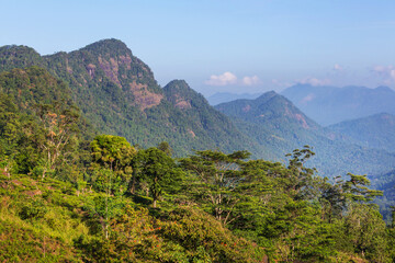 Mountains on Sri Lanka