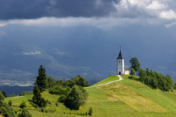 The Church of St. Primož in Slovenia