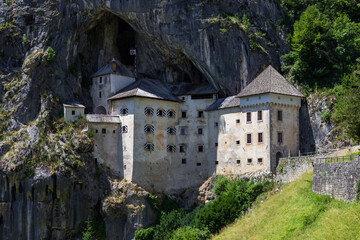 Beautiful castle of Predjama in Slovenia