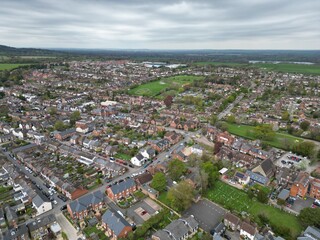 Fototapeta na wymiar Aldbury Village in Hertfordshire drone aerial view