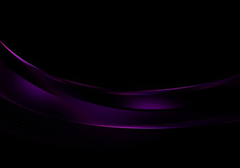 Abstract background waves. Purple and black abstract background for wallpaper oder business card
