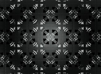 black and white seamless pattern