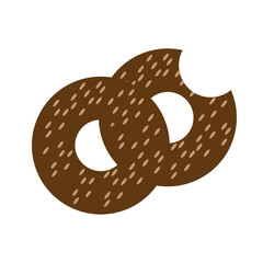 chocolate food vector icon