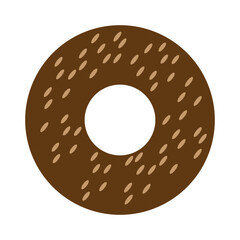 chocolate food vector icon