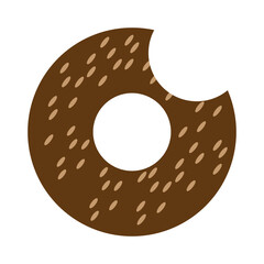 chocolate food vector icon