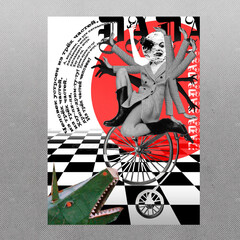 queen of spades poster dadaism