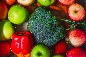 vegetables and fruits