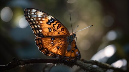 butterfly on leaf