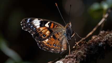 butterfly on a tree