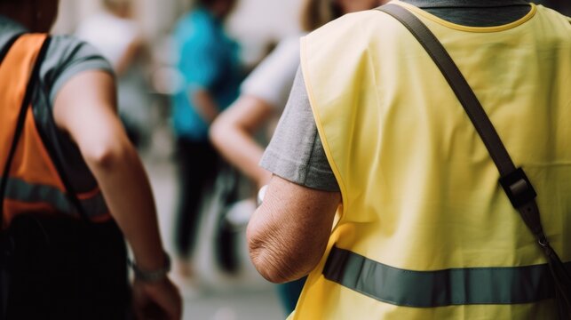 person working with a nonprofit organization generative ai