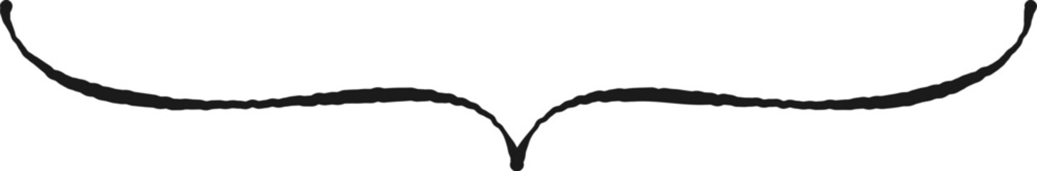 speech bubbles that look like they were handwritten with a fountain pen