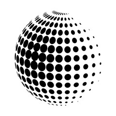 dots half tone balls. Abstract geometric texture. Geometric background. Vector illustration.