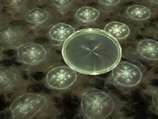 Imaginatory fractal abstract background Image