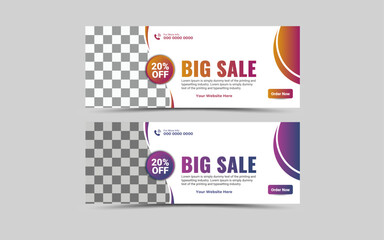 Vector Corporate Business Facebook Cover Design Template