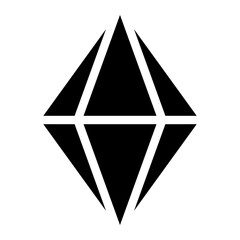 gemstone glyph icon