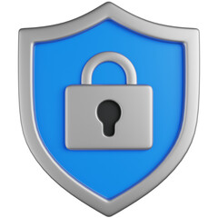 Cyber Security 3D Icon