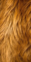 Naklejka premium Capybara Fur Texture. Generative ai