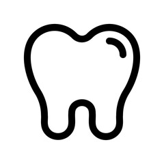 Editable molar, premolar, tooth vector icon. Dentistry, healthcare, medical. Part of a big icon set family. Perfect for web and app interfaces, presentations, infographics, etc