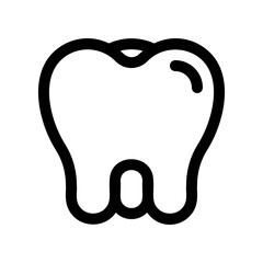 Editable molar, premolar, tooth vector icon. Dentistry, healthcare, medical. Part of a big icon set family. Perfect for web and app interfaces, presentations, infographics, etc