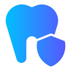 dental insurance gradient icon