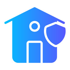 home insurance gradient icon
