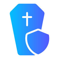 Fototapeta premium life insurance gradient icon
