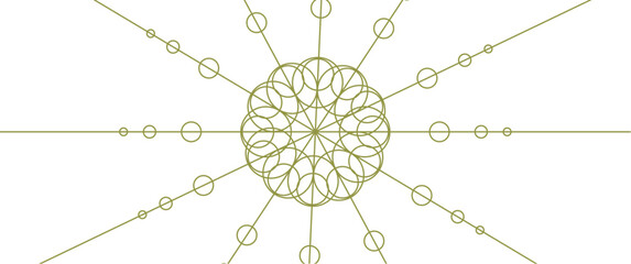 Abstract radial sunburst seamless pattern, radial line pattern, seamless line art with mandala look-alike, for background, design element, cover, print.