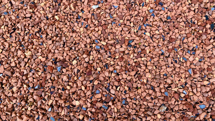Red gravel ground wallpaper image