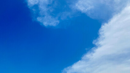Naklejka na ściany i meble Blue sky and clouds wallpaper image