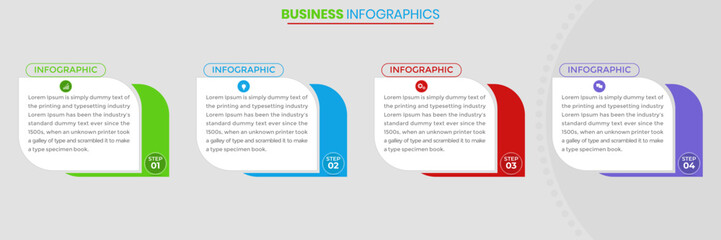 Creative Steps Business infographic template and timeline process infographic design