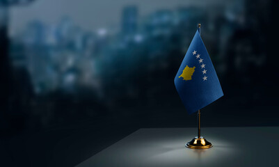  Small Kosovo Flag Abstract