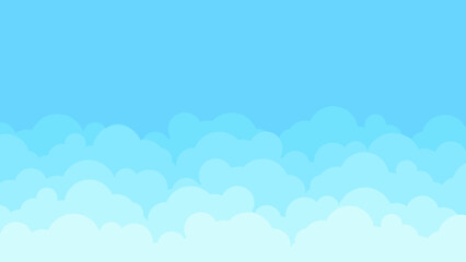 blue sky with clouds