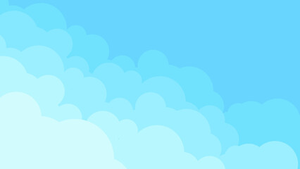 blue sky with clouds