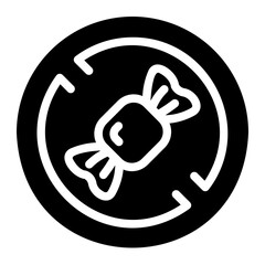 no sugar Solid icon