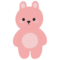 Pink Bear Cartoon