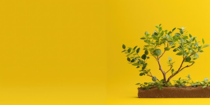  environment growth plant, light bulb with Generative AI