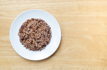 Rice with chiricano beans