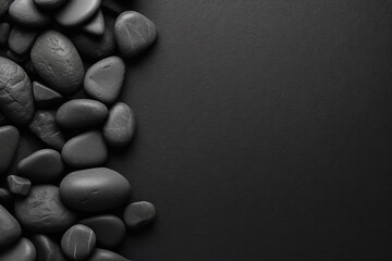 Fototapeta premium black stone background and premium design material